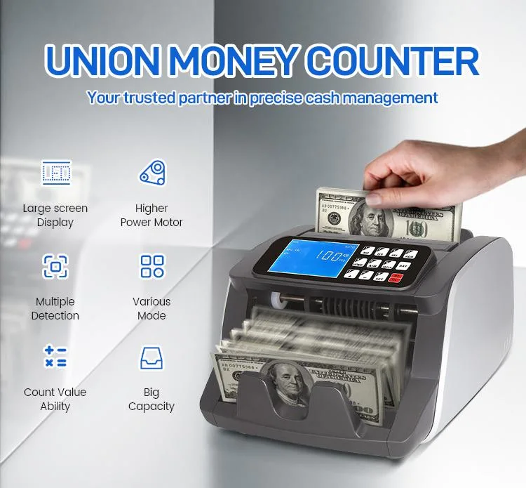 Union C16 Sorter Currency Sorting Machine Bill/Money Cash Note Checker Counter